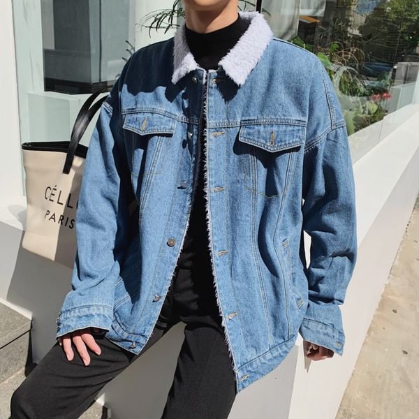 зимние джинсовые куртки мужские теплое проложенный мода solid color casual cotton coat man streetwear wild сыпучие plus velvet джинсовая кур, Black
зимние джинсовые куртки мужские теплое проложенный мода solid color casual cotton coat man streetwear wild сыпучие plus velvet джинсовая кур, Black