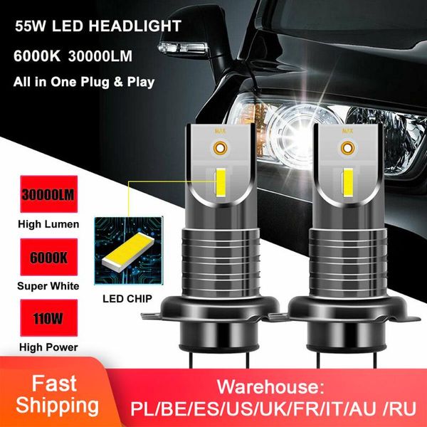 2pcs h7 110w led car headlight conversion globes bulb beam 6000k headlight bulb csp chip led canbus car light 30000lm
2pcs h7 110w led car headlight conversion globes bulb beam 6000k headlight bulb csp chip led canbus car light 30000lm
