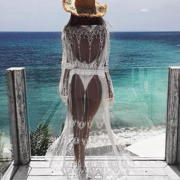 women chiffon kimono beach cardigan bikini cover up wrap beachwear long blouse, White
women chiffon kimono beach cardigan bikini cover up wrap beachwear long blouse, White