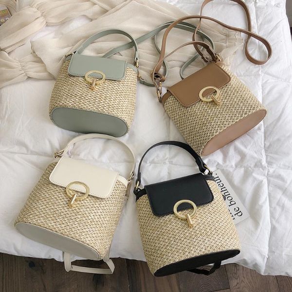 small bucket bags for women 2020 handmade straw woven summer crossbody bags travel beach handbags female shoulder messenger bag
small bucket bags for women 2020 handmade straw woven summer crossbody bags travel beach handbags female shoulder messenger bag