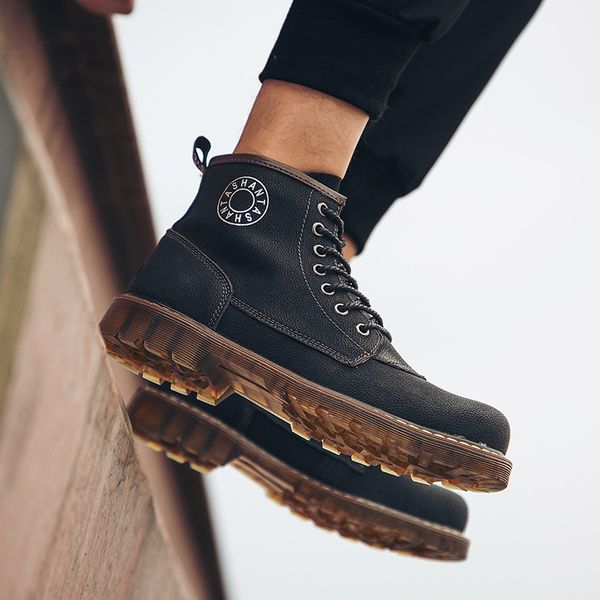 classic new arrival boots men's boots high shoes british wild tooling winter cotton shoes plus velvet snow 45, Black
classic new arrival boots men's boots high shoes british wild tooling winter cotton shoes plus velvet snow 45, Black