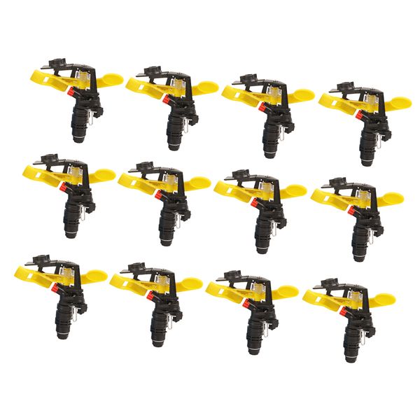 12 piece garden watering sprinkler adjustable nozzle head, 25 to 360 degree rotating, for irrigating lawn, arbor, garden or villa - 1/2
12 piece garden watering sprinkler adjustable nozzle head, 25 to 360 degree rotating, for irrigating lawn, arbor, garden or villa - 1/2