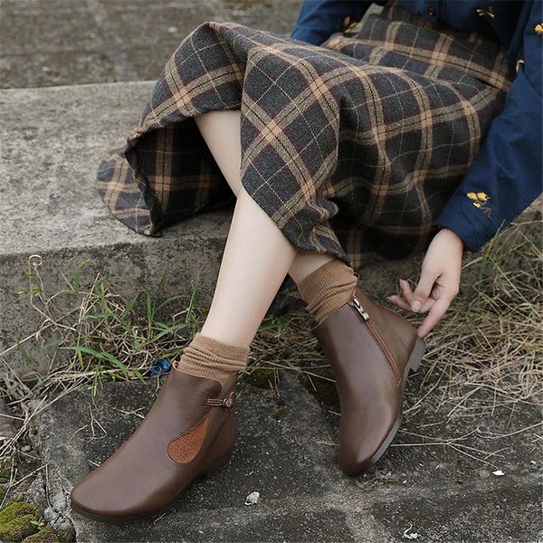 mori style elegant ankle booties low heel handmade work combat boots black/coffee/beige
mori style elegant ankle booties low heel handmade work combat boots black/coffee/beige