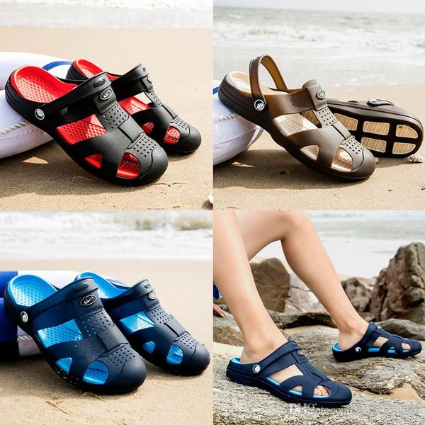 designer slippers brand crocss men's flat sandals jelly casual shoes male double buckle summer beach outdoor flip-flops, Black
designer slippers brand crocss men's flat sandals jelly casual shoes male double buckle summer beach outdoor flip-flops, Black