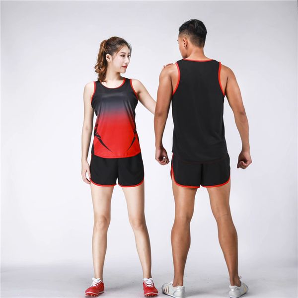track suit set men's marathon racing suit vest shorts tights students female short running sports training
track suit set men's marathon racing suit vest shorts tights students female short running sports training