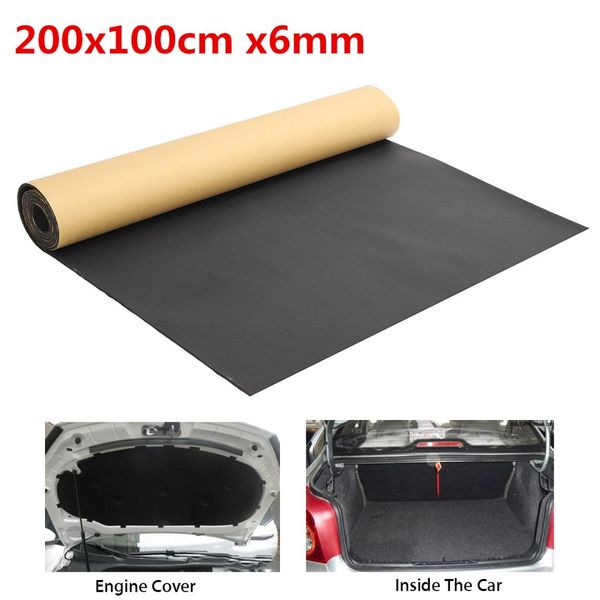 200x100cm 6mm auto car sound deadening cotton mat automobiles heat insulation sound-proof pad foam interior accessories
200x100cm 6mm auto car sound deadening cotton mat automobiles heat insulation sound-proof pad foam interior accessories
