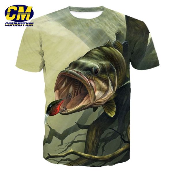 river eating hook fish print 3d short sleeve t-shirt dropshipping and wholesale, White;black
river eating hook fish print 3d short sleeve t-shirt dropshipping and wholesale, White;black