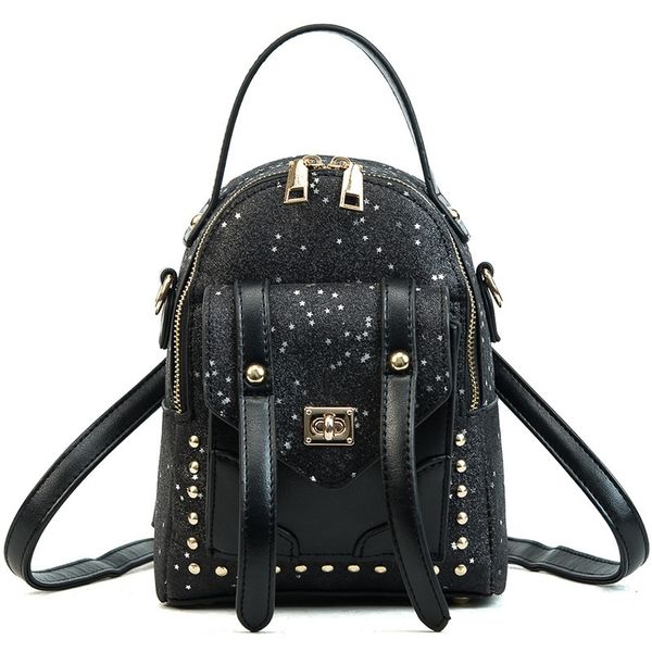 backpack female 2020 new sequins student bag korean version of large-capacity travel bag hong kong style wild rivet
backpack female 2020 new sequins student bag korean version of large-capacity travel bag hong kong style wild rivet