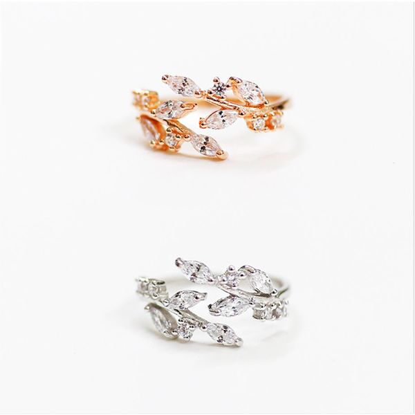 100% 925 silver adjustable leaves rose gold plated rings personality fashion women jewelry for banquet wedding, Golden;silver 
100% 925 silver adjustable leaves rose gold plated rings personality fashion women jewelry for banquet wedding, Golden;silver