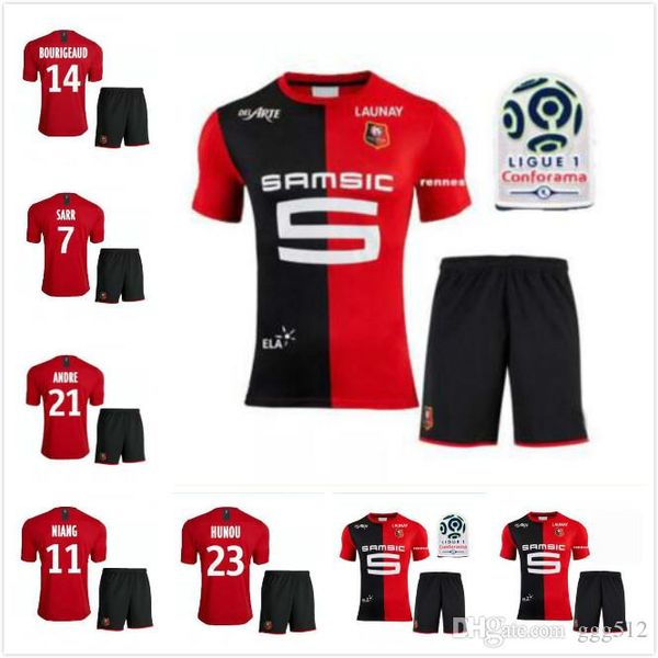 stade rennais men set 19-20 home soccer jerseys 2019 2020 rennes maillot de foot sarr niang bourigeaud andre kit hunou football shirt, Black
stade rennais men set 19-20 home soccer jerseys 2019 2020 rennes maillot de foot sarr niang bourigeaud andre kit hunou football shirt, Black
