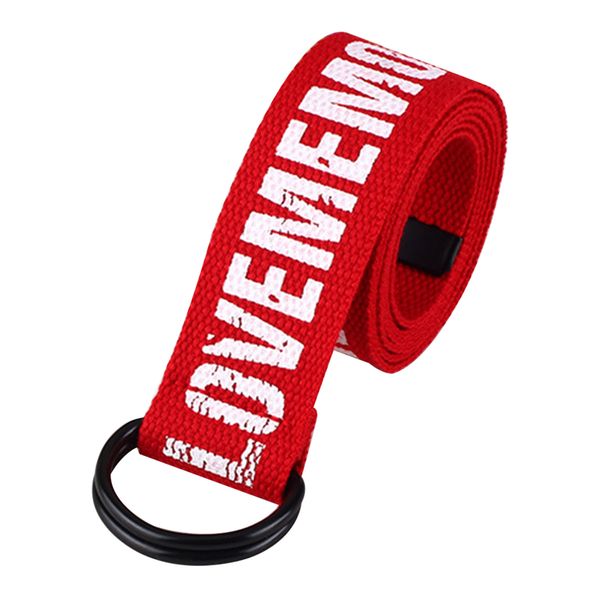 women men gifts durable letter printed waist belt fashion cool canvas double buckle jeans students casual all matching d ring, Black;brown
women men gifts durable letter printed waist belt fashion cool canvas double buckle jeans students casual all matching d ring, Black;brown