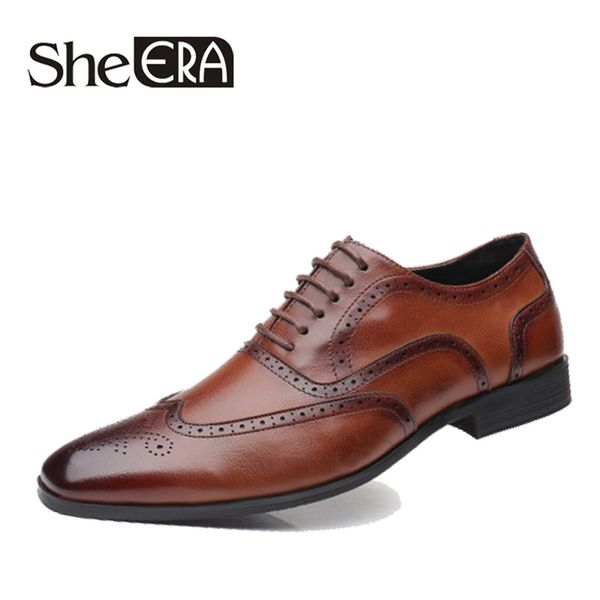 2019 fashion brand men's casual business dress brogue shoes for wedding party retro leather black brown pointed toe oxford shoes
2019 fashion brand men's casual business dress brogue shoes for wedding party retro leather black brown pointed toe oxford shoes