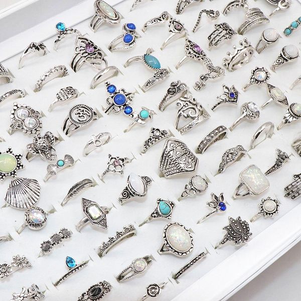 wholesale 100pcs/lot assorted diy bohemia vintage silver flower finger rings for women party gift jewelry rings
wholesale 100pcs/lot assorted diy bohemia vintage silver flower finger rings for women party gift jewelry rings