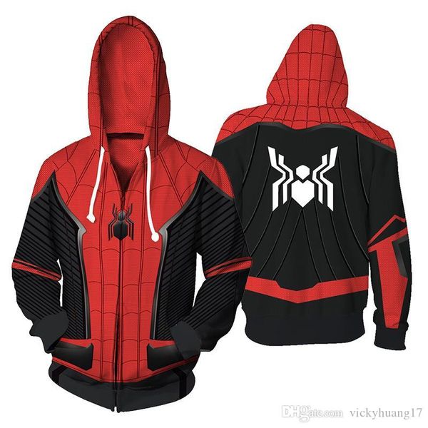 spider man far from home jacket peter parker cosplay sweatshirt hoodie men's 3d print hoodies streetwear plus size, Black
spider man far from home jacket peter parker cosplay sweatshirt hoodie men's 3d print hoodies streetwear plus size, Black