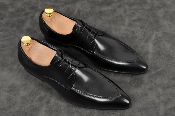 Men fashion oxfords black red wine pointed toe lace up low heel formal shoes Genuine leather party office shoes
Men fashion oxfords black red wine pointed toe lace up low heel formal shoes Genuine leather party office shoes