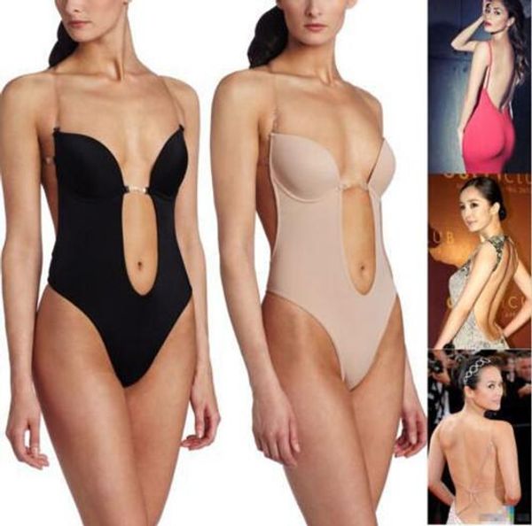 женские всего тела shaper backless shaperwear стринги бесшовные u plunge формирователи нажмите вверх для похудения bodysuit талии shaperwear, Black;white
женские всего тела shaper backless shaperwear стринги бесшовные u plunge формирователи нажмите вверх для похудения bodysuit талии shaperwear, Black;white