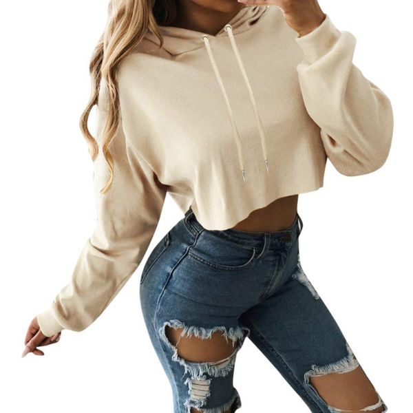 autumn crop sweatshirt hoodies for women solid color navel short hooded long sleevee casual patchwork sports thin blous, Black
autumn crop sweatshirt hoodies for women solid color navel short hooded long sleevee casual patchwork sports thin blous, Black