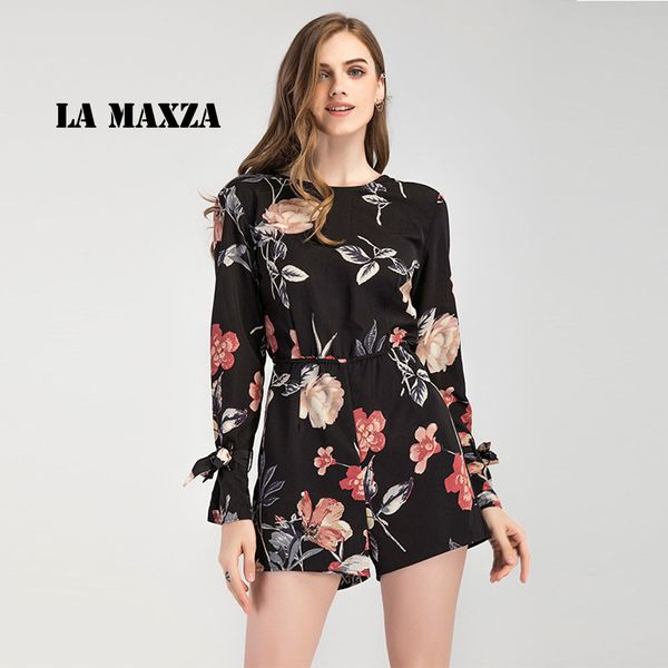 bodycon casual plus size jumpsuits romper floral print o neck bodysuit woman one piece pants long sleeve backless overall, Black;white
bodycon casual plus size jumpsuits romper floral print o neck bodysuit woman one piece pants long sleeve backless overall, Black;white