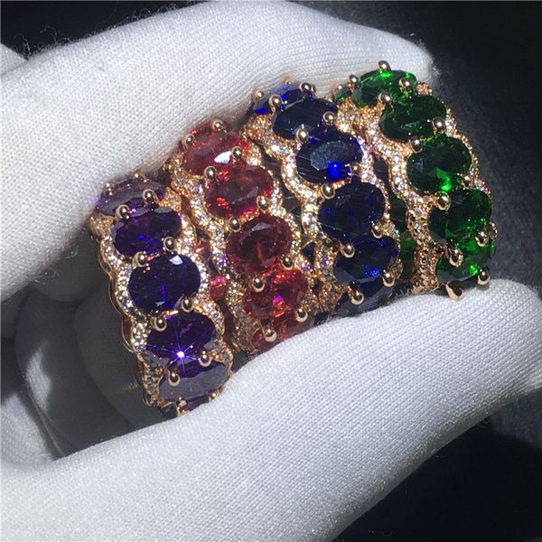 vecalon 4 colors statement ring rose gold filled 925 silver ring diamonds cz party wedding band rings for women finger jewelry, Slivery;golden
vecalon 4 colors statement ring rose gold filled 925 silver ring diamonds cz party wedding band rings for women finger jewelry, Slivery;golden