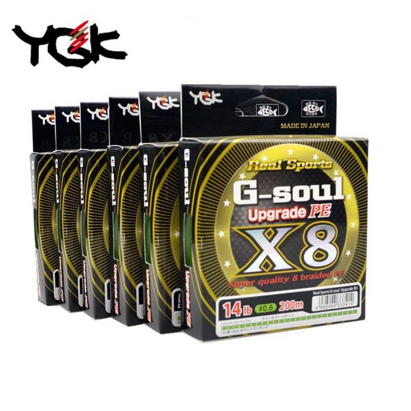 original ygk g-soul x8 upgrade 150m/200m pe 8 braided fishing line made in japan linha multifilamento high strength smooth
original ygk g-soul x8 upgrade 150m/200m pe 8 braided fishing line made in japan linha multifilamento high strength smooth