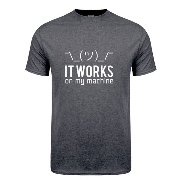summer men t shirts funny geek it works on my machine t-shirt tshirt men cotton short sleeve computer programmer tees oz-148, White;black
summer men t shirts funny geek it works on my machine t-shirt tshirt men cotton short sleeve computer programmer tees oz-148, White;black
