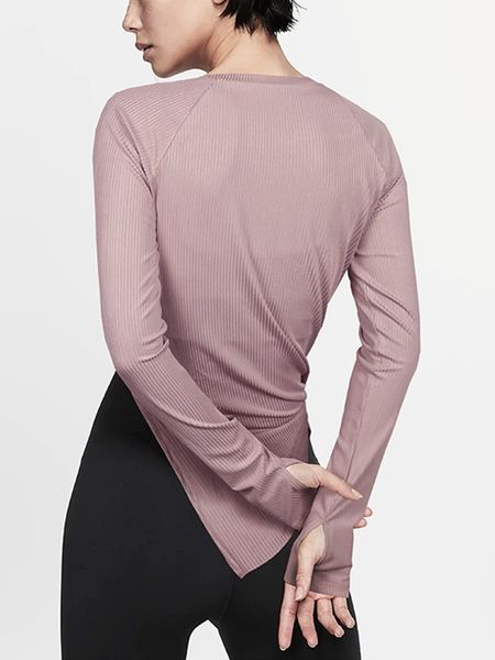 colorvalue long sleeve vertical stripes patterned yoga shirts loose open hem workout quick dry sports shirt with thumbholes, White;red
colorvalue long sleeve vertical stripes patterned yoga shirts loose open hem workout quick dry sports shirt with thumbholes, White;red