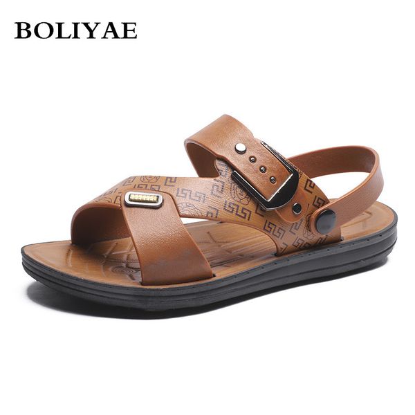 2019 new fashion pu leather slippers outdoor men beach breathable shoes for summer men causal shoes sandals male slippers 76, Black
2019 new fashion pu leather slippers outdoor men beach breathable shoes for summer men causal shoes sandals male slippers 76, Black