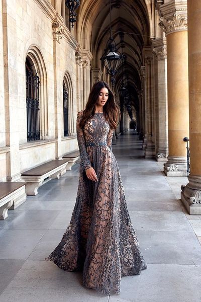 2020 luxury beading lace evening dresses baeau neck long sleeves with feathers prom dress floor length special occasion formal party gowns, Black
2020 luxury beading lace evening dresses baeau neck long sleeves with feathers prom dress floor length special occasion formal party gowns, Black