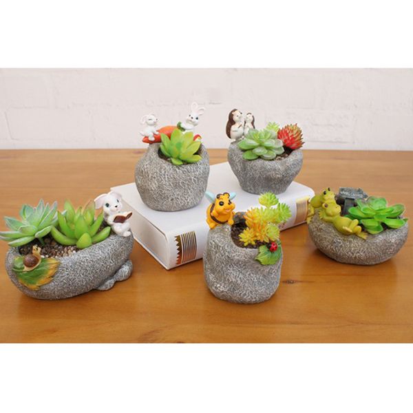 5шт статуя животных сочной цветок box, смола сочной planter для рабочего стола украшения
5шт статуя животных сочной цветок box, смола сочной planter для рабочего стола украшения