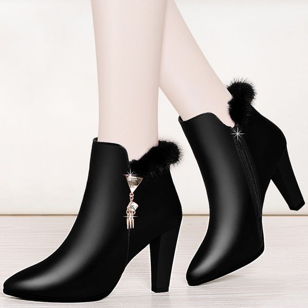 spuer high heel female woman fashion elegant ankle boots autumn genuine leather boots spring lady thin heels shoes yg-a0008, Black
spuer high heel female woman fashion elegant ankle boots autumn genuine leather boots spring lady thin heels shoes yg-a0008, Black