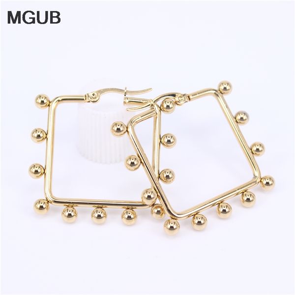 square stainless steel silver/ gold color hoop earrings for women jewelry 2020 new designsl38, Golden;silver
square stainless steel silver/ gold color hoop earrings for women jewelry 2020 new designsl38, Golden;silver