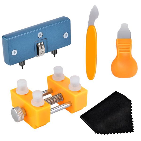 4pcs battery replacement alloy steel adjustable repair back remover holder watch tool kit professional case opener instrument
4pcs battery replacement alloy steel adjustable repair back remover holder watch tool kit professional case opener instrument