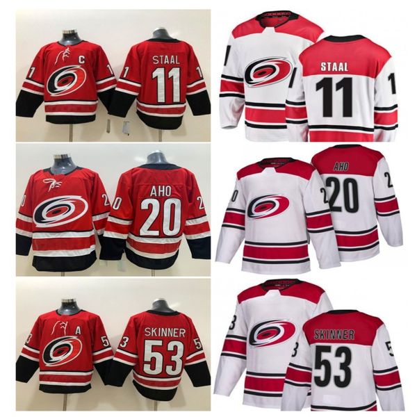 New Season Carolina Hurricanes 20 Sebastian Aho 53 Jeff Skinner 11 Staal Red White Hockey Jerseys Men All Stitched Jerseys 2019
New Season Carolina Hurricanes 20 Sebastian Aho 53 Jeff Skinner 11 Staal Red White Hockey Jerseys Men All Stitched Jerseys 2019