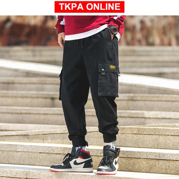 black harajuku cargo pants for men 2020 overalls mens streetwear hip hop sweatpants autumn joggers fashions track pants
black harajuku cargo pants for men 2020 overalls mens streetwear hip hop sweatpants autumn joggers fashions track pants