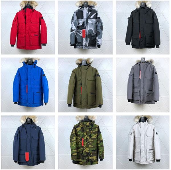 new style relaxed designer jacket pbi expedition parka fusion fit men winter coats down parkas, Black
new style relaxed designer jacket pbi expedition parka fusion fit men winter coats down parkas, Black