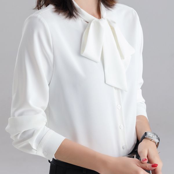 season high-end white long new attire shirt coat thin summer bowknot sleeve business women temperament ribbon chiffon dvxbr
season high-end white long new attire shirt coat thin summer bowknot sleeve business women temperament ribbon chiffon dvxbr