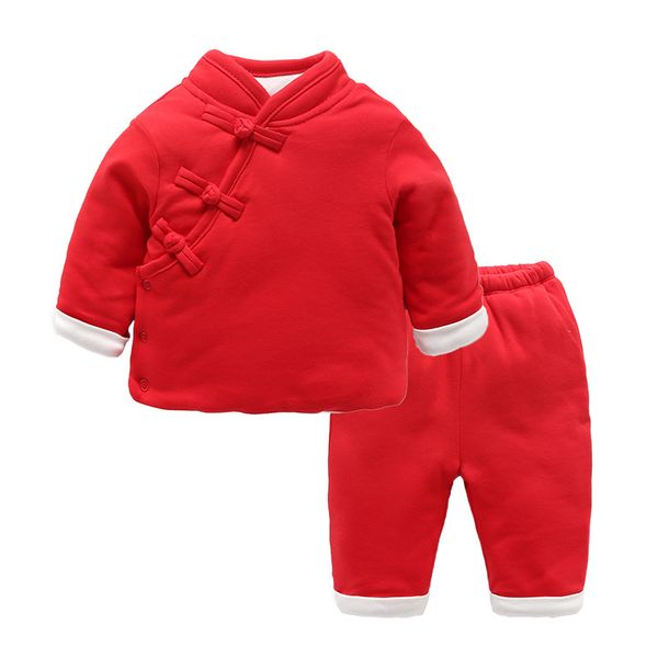baby cheongsam cotton-padded clothes set infant cotton coat two-piece set autumn and winter newborns new year red clothes manufa, White
baby cheongsam cotton-padded clothes set infant cotton coat two-piece set autumn and winter newborns new year red clothes manufa, White