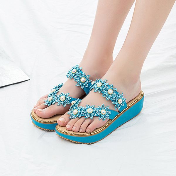 nice slippers women string bead flip flops summer shoes bohemia platform slippers women casual beach shoes flip flops, Black
nice slippers women string bead flip flops summer shoes bohemia platform slippers women casual beach shoes flip flops, Black
