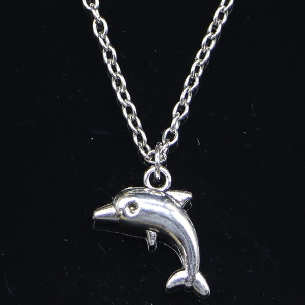 20pcs new fashion necklace 18x11mm lovely dolphin silver pendants short long women men colar gift jewelry choker
20pcs new fashion necklace 18x11mm lovely dolphin silver pendants short long women men colar gift jewelry choker