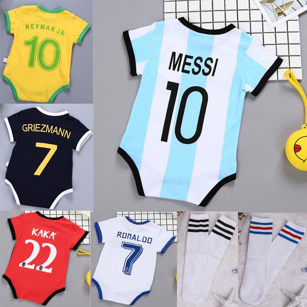 Детские футбольные майки Romper Kids Football Носки Девочки мальчики Одежда из хлопчатобу
Детские футбольные майки Romper Kids Football Носки Девочки мальчики Одежда из хлопчатобу