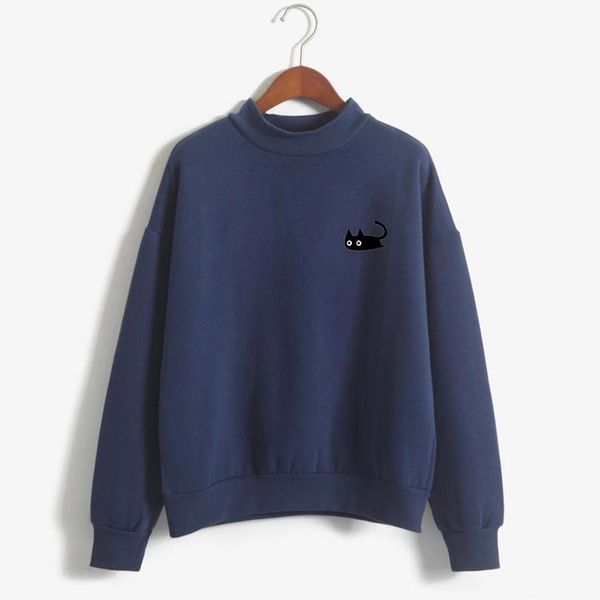 fashion- casual harajuku kawaii black cat sweatshirts women long sleeve turtleneck pullover funny cartoon print hoodies
fashion- casual harajuku kawaii black cat sweatshirts women long sleeve turtleneck pullover funny cartoon print hoodies