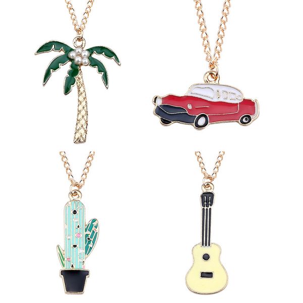 jewelry alloy drop oil cactus coco tree car guitar clavicle chain necklace gold tone enamel charms pendant necklaces ornames, Silver
jewelry alloy drop oil cactus coco tree car guitar clavicle chain necklace gold tone enamel charms pendant necklaces ornames, Silver
