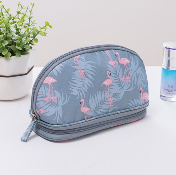 2019 new portable flamingo cosmetic bag double layer travel makeup pouch bags circular make up bag brush organizer for woman
2019 new portable flamingo cosmetic bag double layer travel makeup pouch bags circular make up bag brush organizer for woman