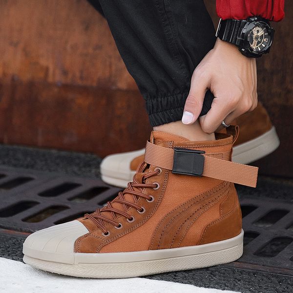 2020 spring new desert boots for men canvas elastic slip on short work boots shell head hard-wearing anti-collision casual shoes, Black
2020 spring new desert boots for men canvas elastic slip on short work boots shell head hard-wearing anti-collision casual shoes, Black