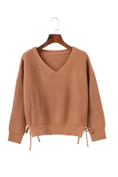 fashion lace up knitting pullover female casual autumn winter sweater women 2017 streetwear elastic jumper pull femme, White;black
fashion lace up knitting pullover female casual autumn winter sweater women 2017 streetwear elastic jumper pull femme, White;black