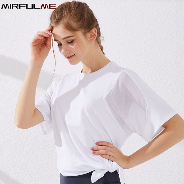 women t-shirts sport female loose yoga shirt mesh patchwork short sleeve t shirt fitness breathable gym sportwear, White;red
women t-shirts sport female loose yoga shirt mesh patchwork short sleeve t shirt fitness breathable gym sportwear, White;red