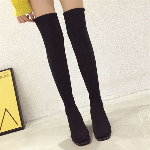 black over the knee boots women stretch fabric slim thigh high boots women 2019 fashion winter ladies high heel long shoes
black over the knee boots women stretch fabric slim thigh high boots women 2019 fashion winter ladies high heel long shoes