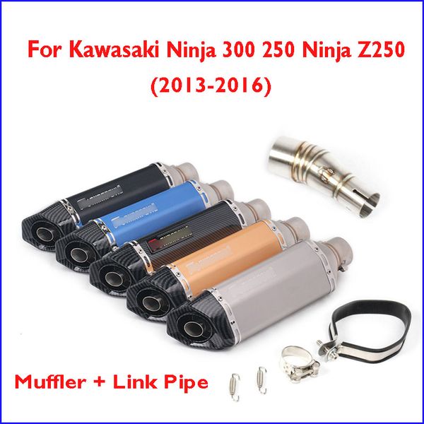 ninja 300 ninja 250 motorcycle exhaust pipe escape muffler link tube connect section for 250 300 2013-2016
ninja 300 ninja 250 motorcycle exhaust pipe escape muffler link tube connect section for 250 300 2013-2016