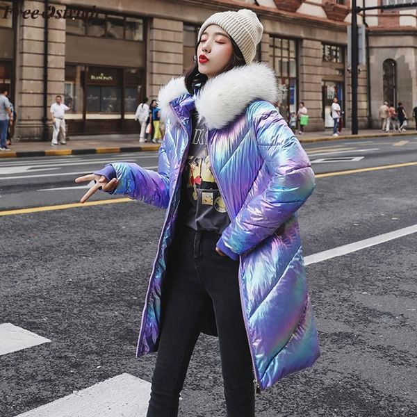 sagace new 2019 autumn and winter women winter thicker warm loose windproof bright surface diamond long overcoat coat, Black
sagace new 2019 autumn and winter women winter thicker warm loose windproof bright surface diamond long overcoat coat, Black