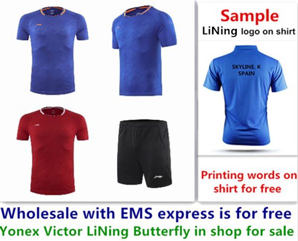 wholesale ems for text printing for new badminton shirt clothes table tennis t sport shirt clothes b003, White;yellow
wholesale ems for text printing for new badminton shirt clothes table tennis t sport shirt clothes b003, White;yellow